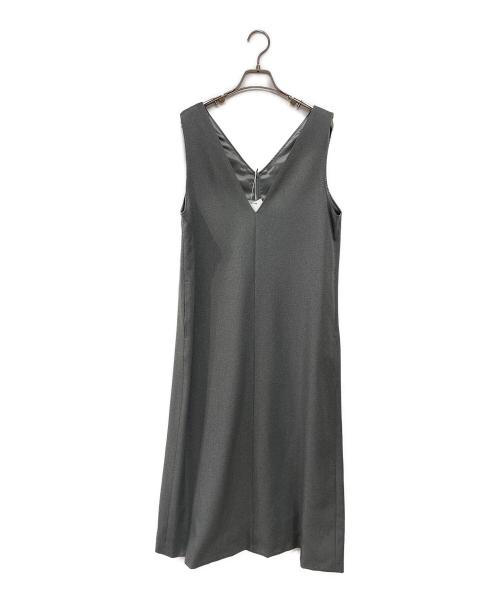 qualite（カリテ）qualite (カリテ) ノースリーブワンピース グレー サイズ:38 未使用品の古着・服飾アイテム