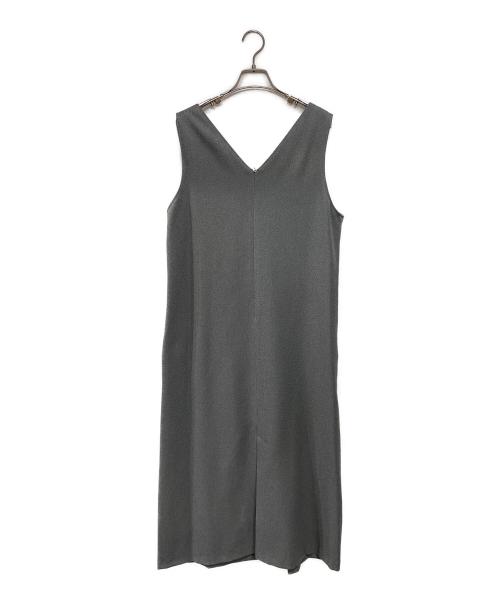 qualite（カリテ）qualite (カリテ) ノースリーブワンピース グレー サイズ:38 未使用品の古着・服飾アイテム