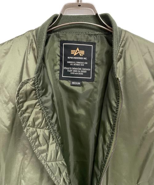 ALPHA（アルファ）ALPHA (アルファ) MA-1ジャケット カーキ サイズ:mの古着・服飾アイテム