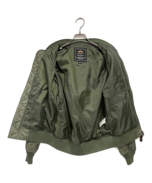 ALPHA（アルファ）ALPHA (アルファ) MA-1ジャケット カーキ サイズ:mの古着・服飾アイテム