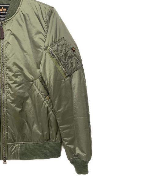 ALPHA（アルファ）ALPHA (アルファ) MA-1ジャケット カーキ サイズ:mの古着・服飾アイテム