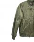 中古・古着 ALPHA (アルファ) MA-1ジャケット カーキ サイズ:m：9000円
