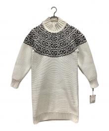 DOUBLE STANDARD CLOTHING（ダブルスタンダードクロージング）の古着「長袖ワンピース」｜ホワイト