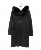 FOXEYフォクシー）の古着「ニットカーディガン」｜ブラック