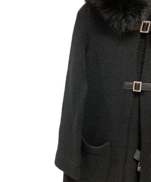 FOXEY（フォクシー）FOXEY (フォクシー) ニットカーディガン ブラック サイズ:記載なしの古着・服飾アイテム