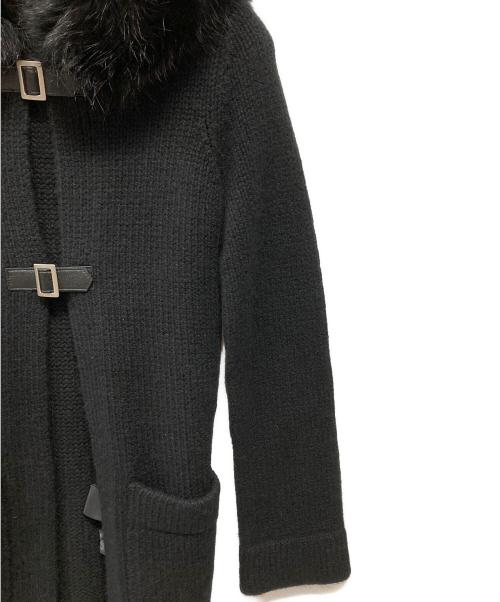 FOXEY（フォクシー）FOXEY (フォクシー) ニットカーディガン ブラック サイズ:記載なしの古着・服飾アイテム