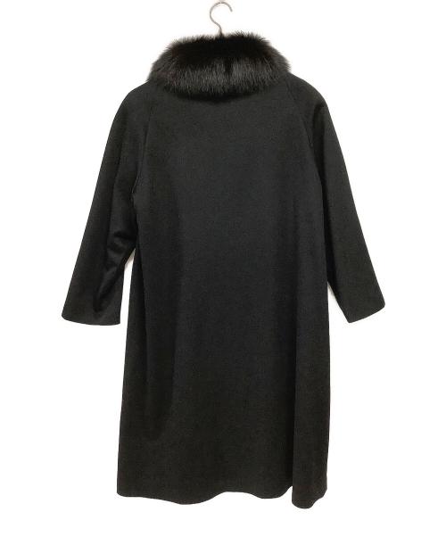 BALMAIN（バルマン）BALMAIN (バルマン) カシミヤコート ブラック サイズ:11の古着・服飾アイテム