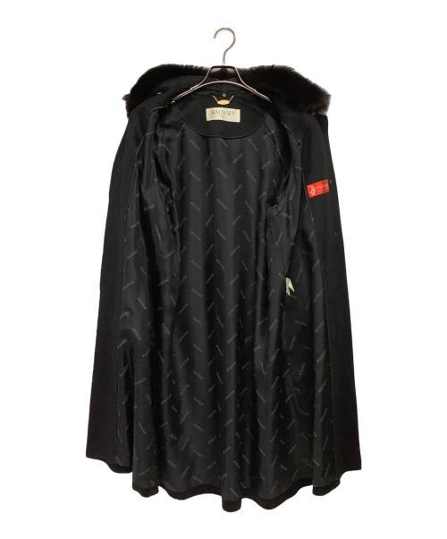 BALMAIN（バルマン）BALMAIN (バルマン) カシミヤコート ブラック サイズ:11の古着・服飾アイテム