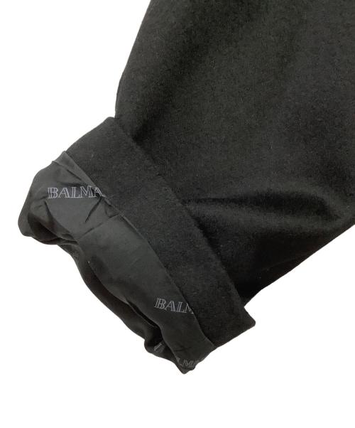 BALMAIN（バルマン）BALMAIN (バルマン) カシミヤコート ブラック サイズ:11の古着・服飾アイテム