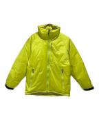 NANGAナンガ）の古着「AURORA TEX STAND COLLAR DOWN JACKET」｜イエロー
