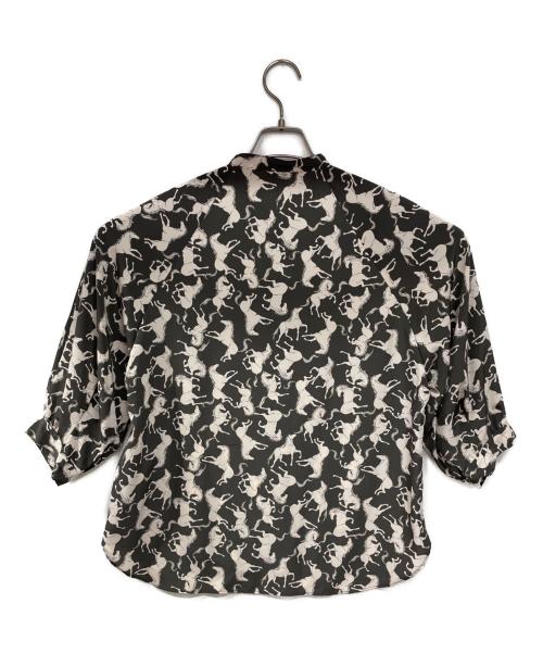 NOMBRE IMPAIR（ノンブルアンペール）NOMBRE IMPAIR (ノンブルアンペール) 半袖ブラウス グレー サイズ:Fの古着・服飾アイテム