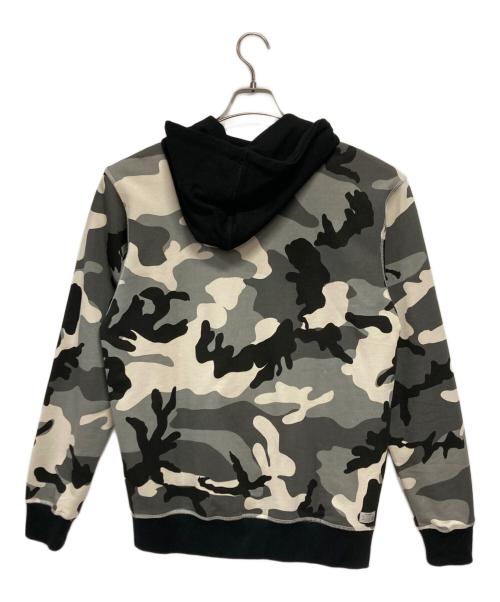 DIESEL（ディーゼル）DIESEL (ディーゼル) ジップパーカー ブラック×グレー サイズ:Lの古着・服飾アイテム