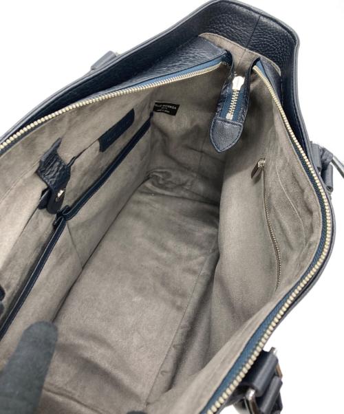 PELLE MORBIDA（ペッレモルビダ）PELLE MORBIDA (ペッレモルビダ) Maiden Voyage トートバッグ ネイビーの古着・服飾アイテム