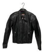 FORZAフォルツァ）の古着「シングルライダースジャケット」｜ブラック