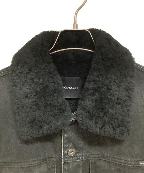 COACH（コーチ）COACH (コーチ) デニムジャケット ブラック サイズ:Lの古着・服飾アイテム