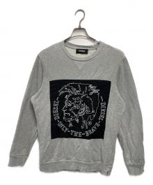 DIESEL（ディーゼル）の古着「クルーネックスウェット」｜グレー