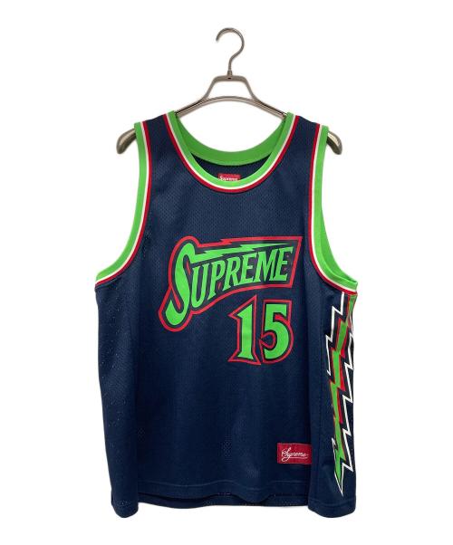 SUPREME（シュプリーム）SUPREME (シュプリーム) バスケユニフォーム ネイビー サイズ:Lの古着・服飾アイテム