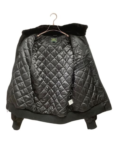 Stall&Dean（ストールアンドディーン）stall&dean (ストールアンドディーン) 切替ボンバージャケット ブラック サイズ:Lの古着・服飾アイテム