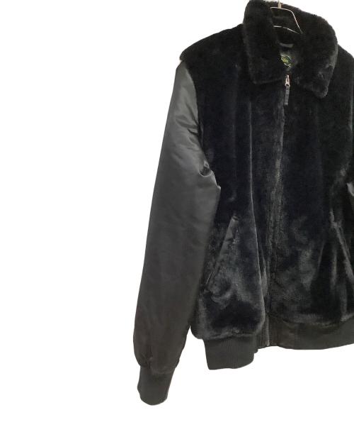 Stall&Dean（ストールアンドディーン）stall&dean (ストールアンドディーン) 切替ボンバージャケット ブラック サイズ:Lの古着・服飾アイテム