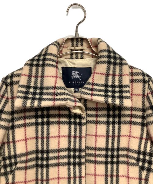 BURBERRY LONDON（バーバリーロンドン）BURBERRY LONDON (バーバリーロンドン) ウールコート ベージュ サイズ:UK10の古着・服飾アイテム