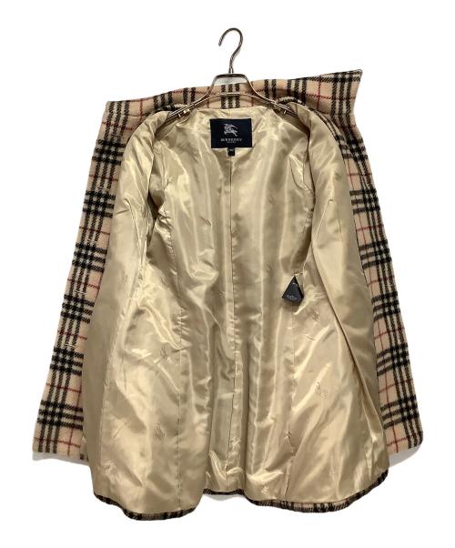 BURBERRY LONDON（バーバリーロンドン）BURBERRY LONDON (バーバリーロンドン) ウールコート ベージュ サイズ:UK10の古着・服飾アイテム