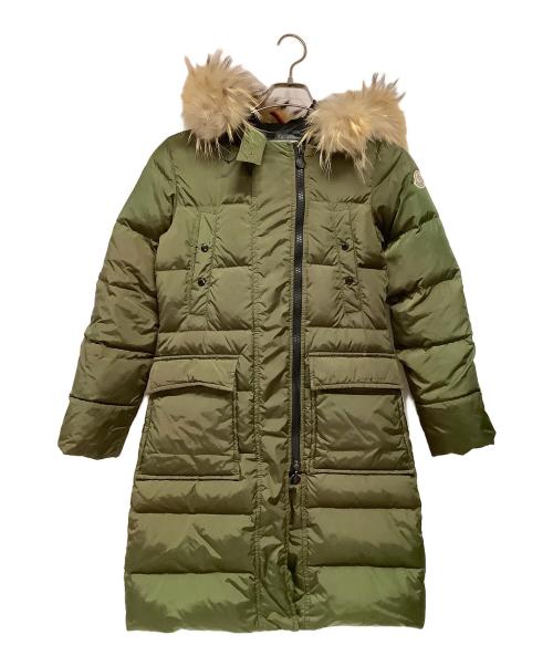 MONCLER（モンクレール）MONCLER (モンクレール) MELINAダウンコート オリーブ サイズ:00の古着・服飾アイテム