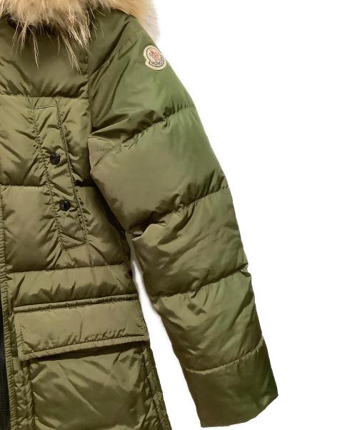 MONCLER（モンクレール）MONCLER (モンクレール) MELINAダウンコート オリーブ サイズ:00の古着・服飾アイテム