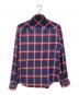 Vivienne Westwood man (ヴィヴィアン ウェストウッド マン) 長袖チェックシャツ レッド×ブルー サイズ:44：10000円