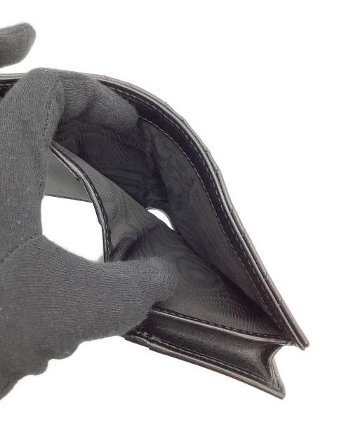 GUCCI（グッチ）GUCCI (グッチ) GGマーモント ブラック 2つ折り財布 ブラックの古着・服飾アイテム