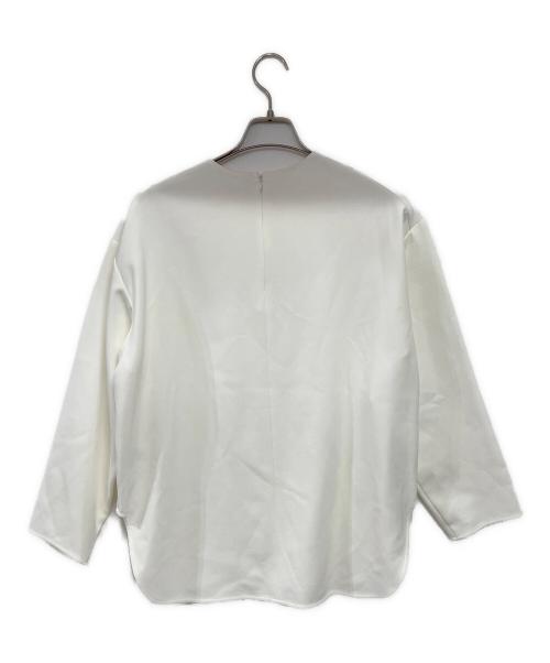 YORI（ヨリ）YORI (ヨリ) 長袖ブラウス ホワイト サイズ:Freeの古着・服飾アイテム