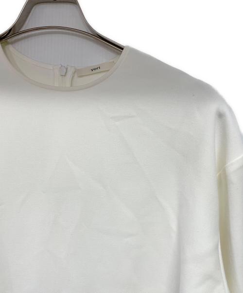 YORI（ヨリ）YORI (ヨリ) 長袖ブラウス ホワイト サイズ:Freeの古着・服飾アイテム