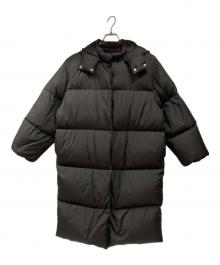 Mila Owen（ミラオーウェン）の古着「やわらかロングダウンコート」｜ブラック