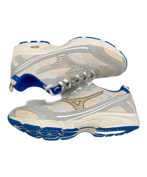 MIZUNO（ミズノ）MIZUNO (ミズノ) WIND AND SEA (ウィンダンシー) MXR OG スニーカー ベージュ×ブルー サイズ:29の古着・服飾アイテム