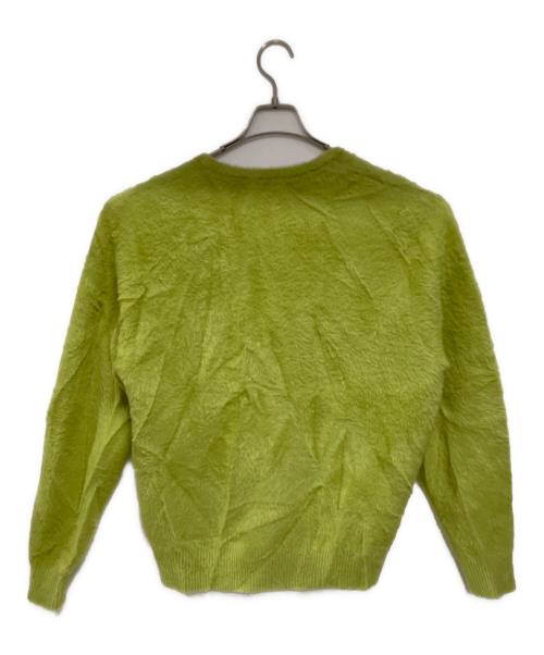 stussy（ステューシー）stussy (ステューシー) シャギーカーディガンニット グリーン サイズ:SIZE Mの古着・服飾アイテム