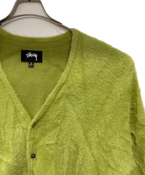 stussy（ステューシー）stussy (ステューシー) シャギーカーディガンニット グリーン サイズ:SIZE Mの古着・服飾アイテム