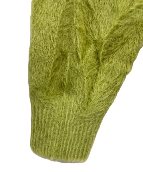 stussy（ステューシー）stussy (ステューシー) シャギーカーディガンニット グリーン サイズ:SIZE Mの古着・服飾アイテム