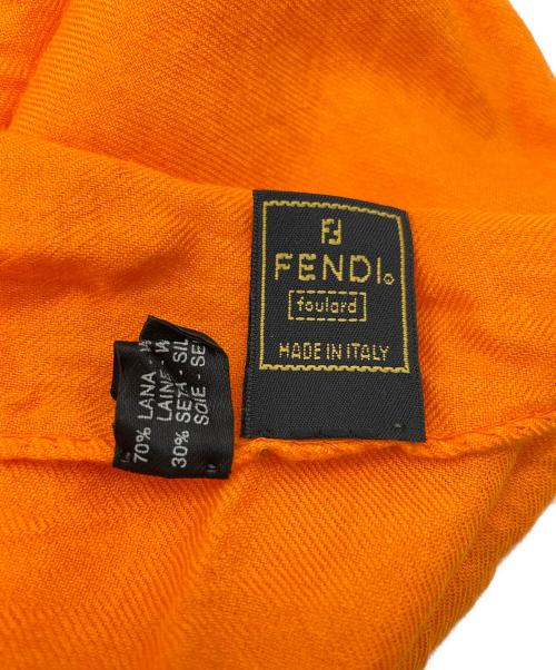 FENDI（フェンディ）FENDI (フェンディ) ストール オレンジの古着・服飾アイテム