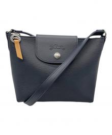 LONGCHAMP（ロンシャン）の古着「ル プリアージュ シティ／ショルダーバッグ」｜ネイビー