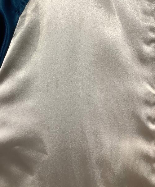 BLAC LABEL（ブラックレーベル）BLAC LABEL (ブラックレーベル) スカジャン ブルー×アイボリー サイズ:lの古着・服飾アイテム