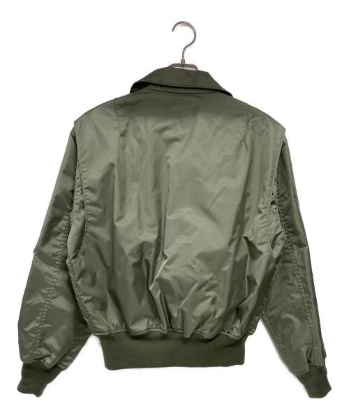 HOUSTON（ヒューストン）HOUSTON (ヒューストン) CWU-36/P フライトジャケット グリーン サイズ:mの古着・服飾アイテム