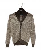 Zanoneザノーネ）の古着「薄手カーディガン」｜ブラウン