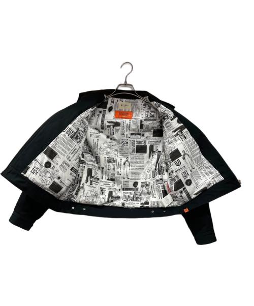 AVIREX（アヴィレックス）AVIREX (アヴィレックス) UNIVERSAL OVERALL (ユニバーサルオーバーオール) ジャケット ブラック サイズ:Fの古着・服飾アイテム