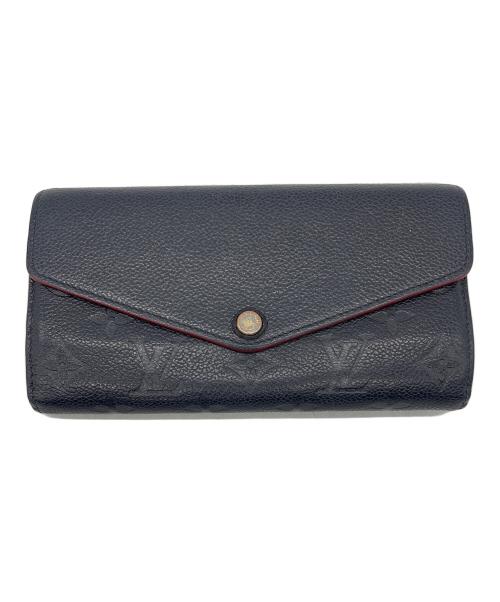 LOUIS VUITTON（ルイ ヴィトン）LOUIS VUITTON (ルイ ヴィトン) モノグラム・アンプラント ポルトフォイユ・サラ/長財布 ネイビー サイズ:-の古着・服飾アイテム