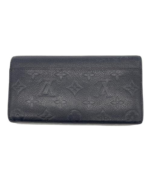 LOUIS VUITTON（ルイ ヴィトン）LOUIS VUITTON (ルイ ヴィトン) モノグラム・アンプラント ポルトフォイユ・サラ/長財布 ネイビー サイズ:-の古着・服飾アイテム