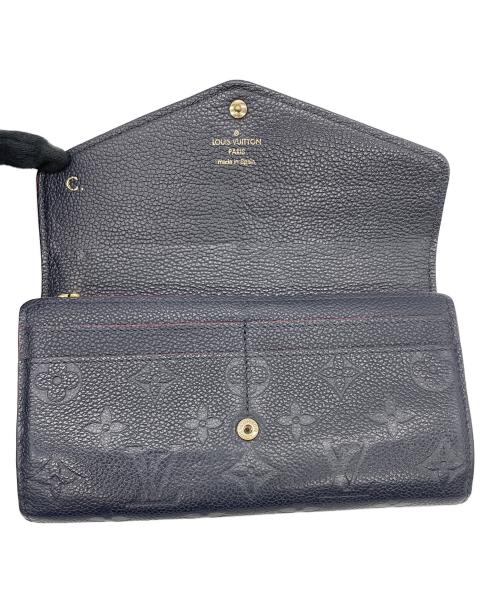 LOUIS VUITTON（ルイ ヴィトン）LOUIS VUITTON (ルイ ヴィトン) モノグラム・アンプラント ポルトフォイユ・サラ/長財布 ネイビー サイズ:-の古着・服飾アイテム