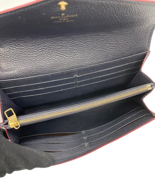 LOUIS VUITTON（ルイ ヴィトン）LOUIS VUITTON (ルイ ヴィトン) モノグラム・アンプラント ポルトフォイユ・サラ/長財布 ネイビー サイズ:-の古着・服飾アイテム