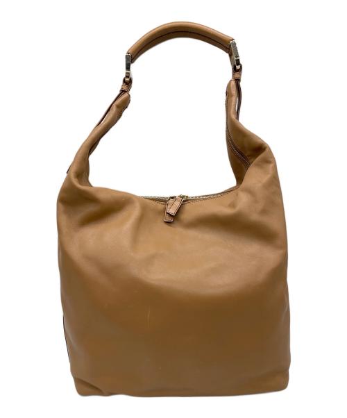 GUCCI（グッチ）GUCCI (グッチ) ワンショルダーハンドバッグ ブラウンの古着・服飾アイテム