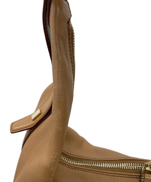 GUCCI（グッチ）GUCCI (グッチ) ワンショルダーハンドバッグ ブラウンの古着・服飾アイテム