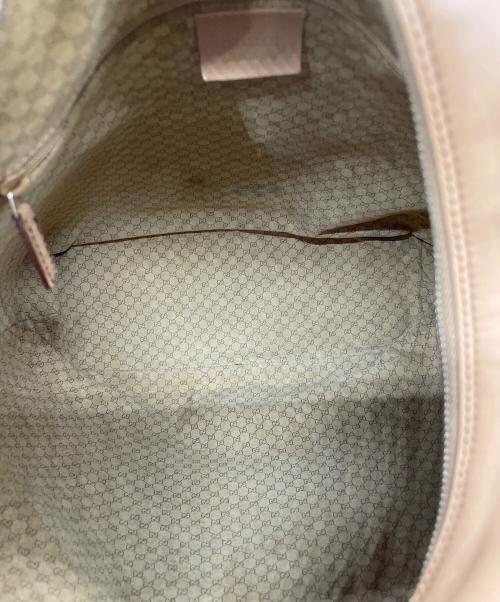 GUCCI（グッチ）GUCCI (グッチ) ワンショルダーハンドバッグ ブラウンの古着・服飾アイテム
