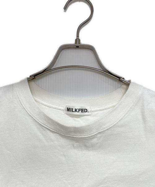 MILK FED.（ミルクフェド）MILK FED. (ミルクフェド) 半袖カットソー ホワイト サイズ:ONE SIZEの古着・服飾アイテム